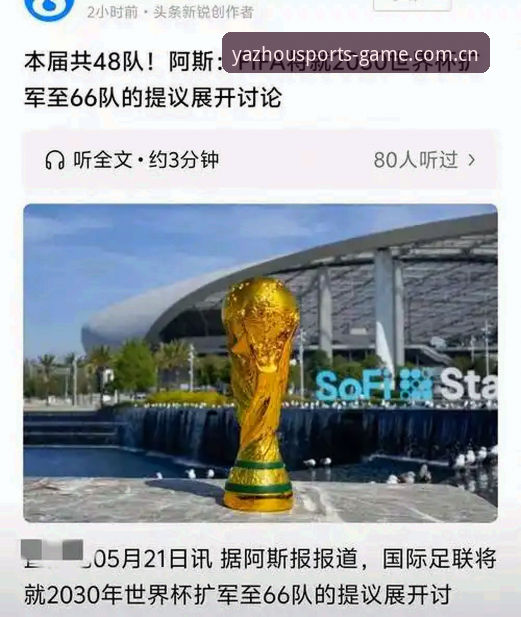 揭秘2030世界杯扩军至66队背后的真相：中国男足的绝佳机会